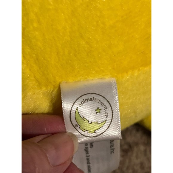 Animal Adventure Lion 13" Fun Plush Yellow Orange 2015 Cuddly Soft Felt Mane - Picture 4 of 9